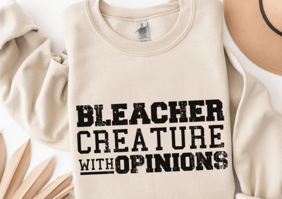 Bleacher Creature With Opinions Graphics for Crafts