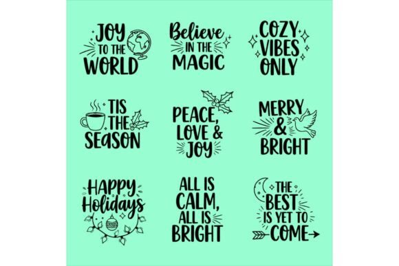 Christmas Themed Graphic Asset for Local Business Branding