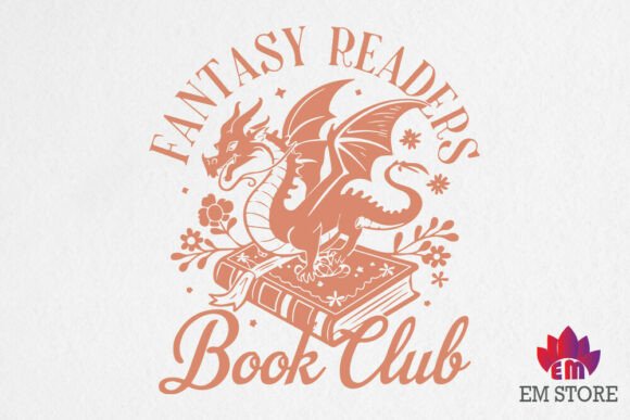Fantasy Readers Book Club Graphics for Crafts
