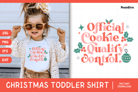 Fun Christmas Toddler Shirt Graphic for Crafts and Digital Selling