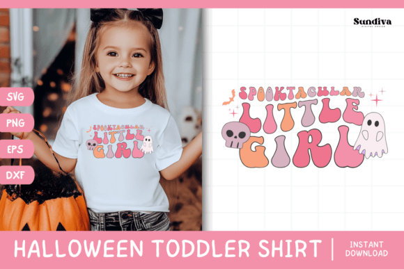 Fun Halloween Toddler Shirt SVG for Crafts and Graphics