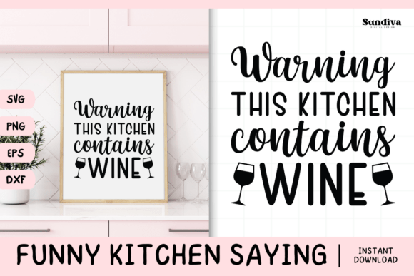 Fun Kitchen SVG for Crafts and Graphics