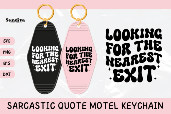 Fun Sarcastic Keychain SVG