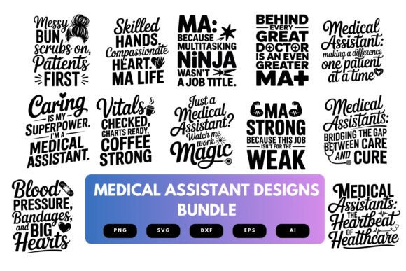 Medical Assistant SVG Bundle: A Graphic Designer’s Take