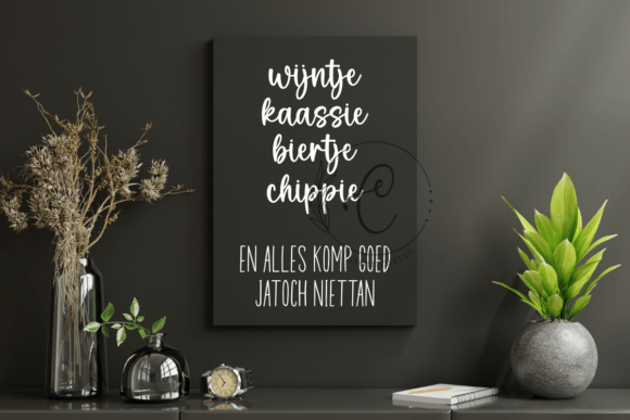 Nederlandse Poster Tekst Graphics for Local Branding