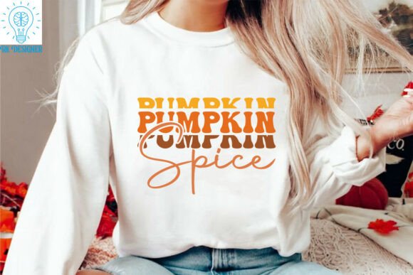 Pumpkin Spice Autumn Coffee Quote Graphics for Crafts