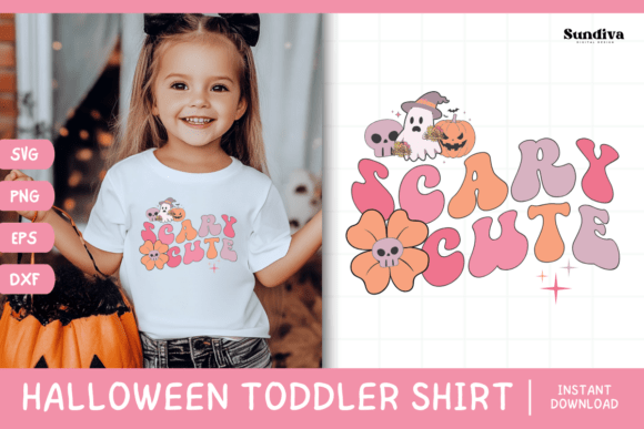 Spooky Fun for Branding: Funny Halloween Toddler Shirt SVG 12