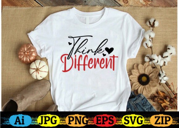 Think Different Graphic for Crafts